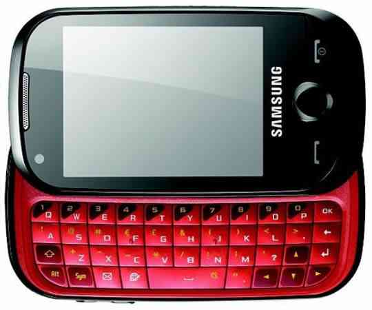 Movil Samsung Corby Pro B5310 Negro Rojo